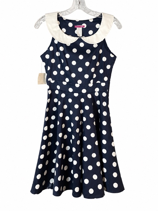 Dresses & Skirts - Polka Dot Fit & Flare Mini Dress with Peter Pan Collar